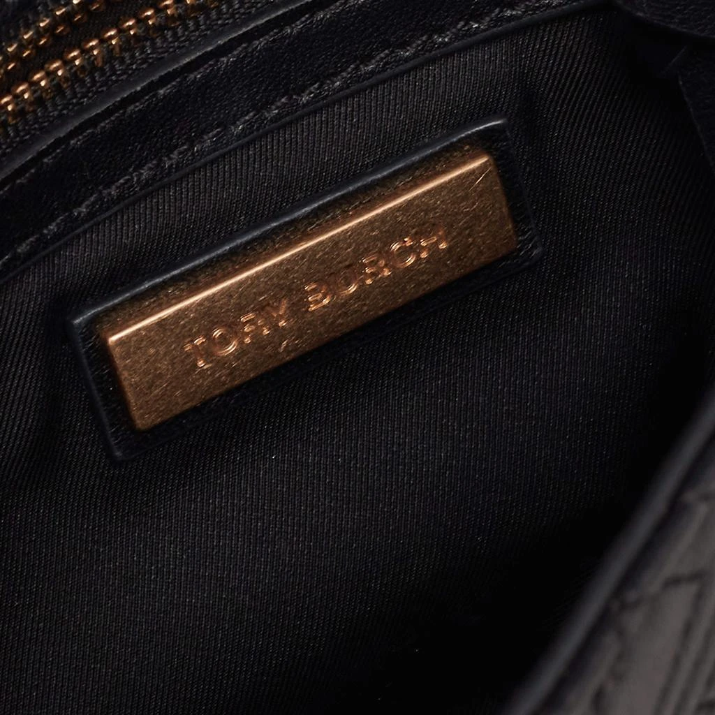 Tory Burch Black Leather Fleming Tassel Crossbody Bag  商品