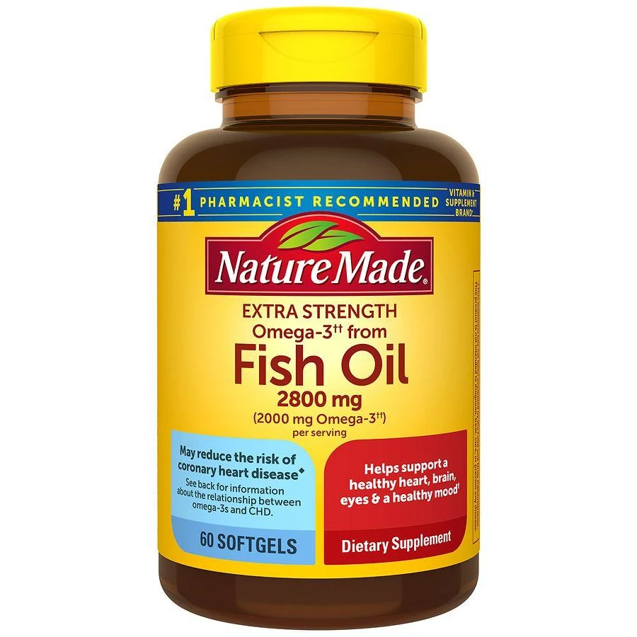 商品Nature Made|Fish Oil 2800 mg Softgels,价格¥199,第1张图片