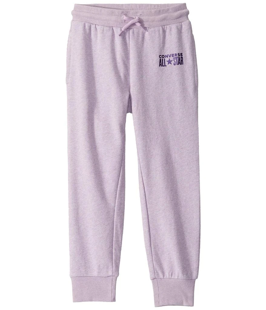商品Converse|Sparkle French Terry Joggers (Little Kids),价格¥128,第1张图片详细描述