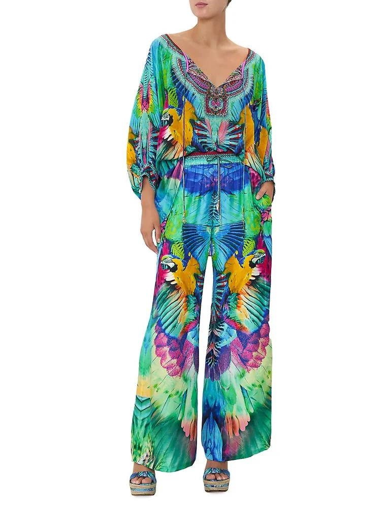 商品Camilla|Silk Printed Blouse,价格¥1783,第2张图片详细描述