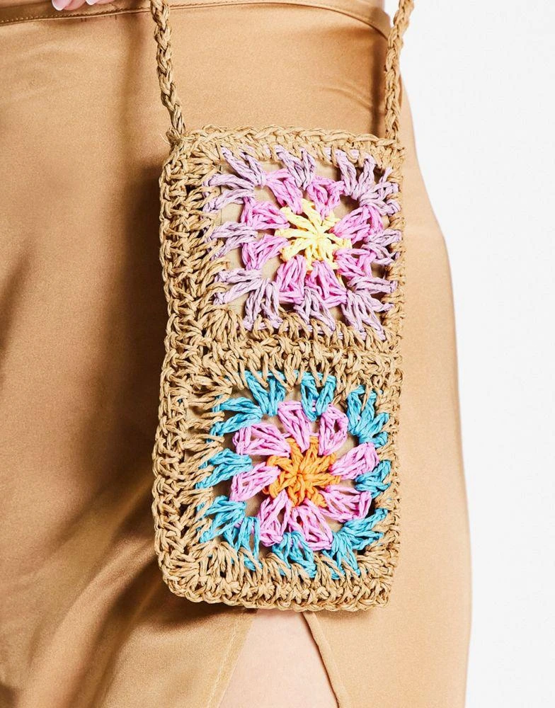 商品Topshop|Topshop crochet pouch bag,价格¥123,第4张图片详细描述