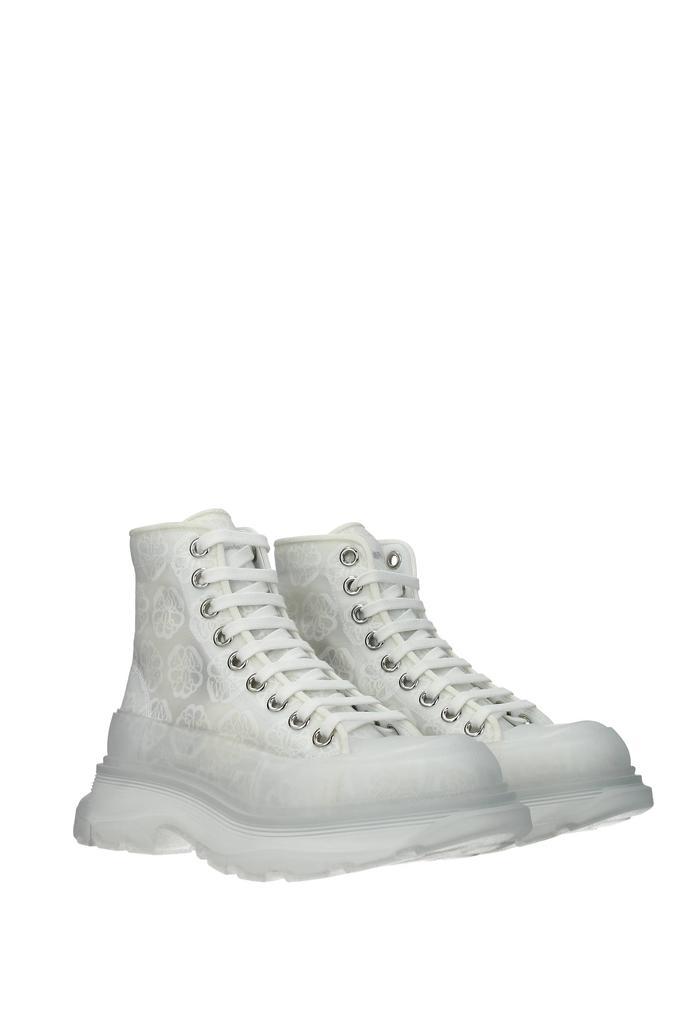 商品Alexander McQueen|Ankle boots Fabric Gray,价格¥4562,第4张图片详细描述