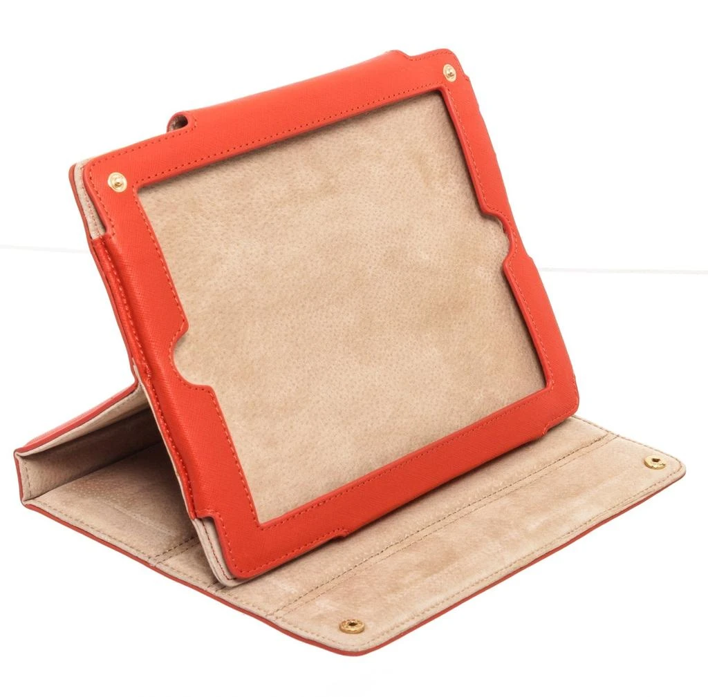 商品[二手商品] Tory Burch|Tory Burch Orange Leather Robinson Flip Tablet Case,价格¥1772,第3张图片详细描述