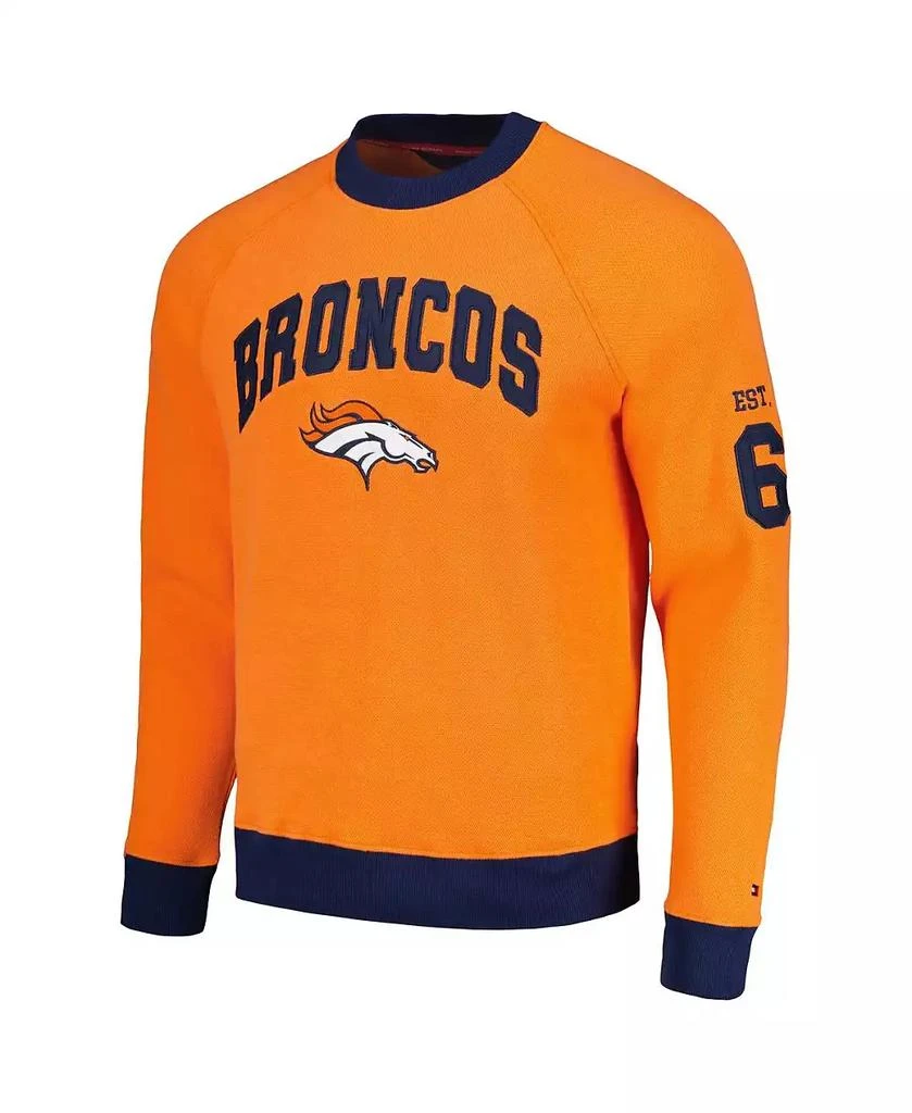 商品Tommy Hilfiger|Men's Orange Denver Broncos Reese Raglan Tri-Blend Pullover Sweatshirt,价格¥517,第2张图片详细描述