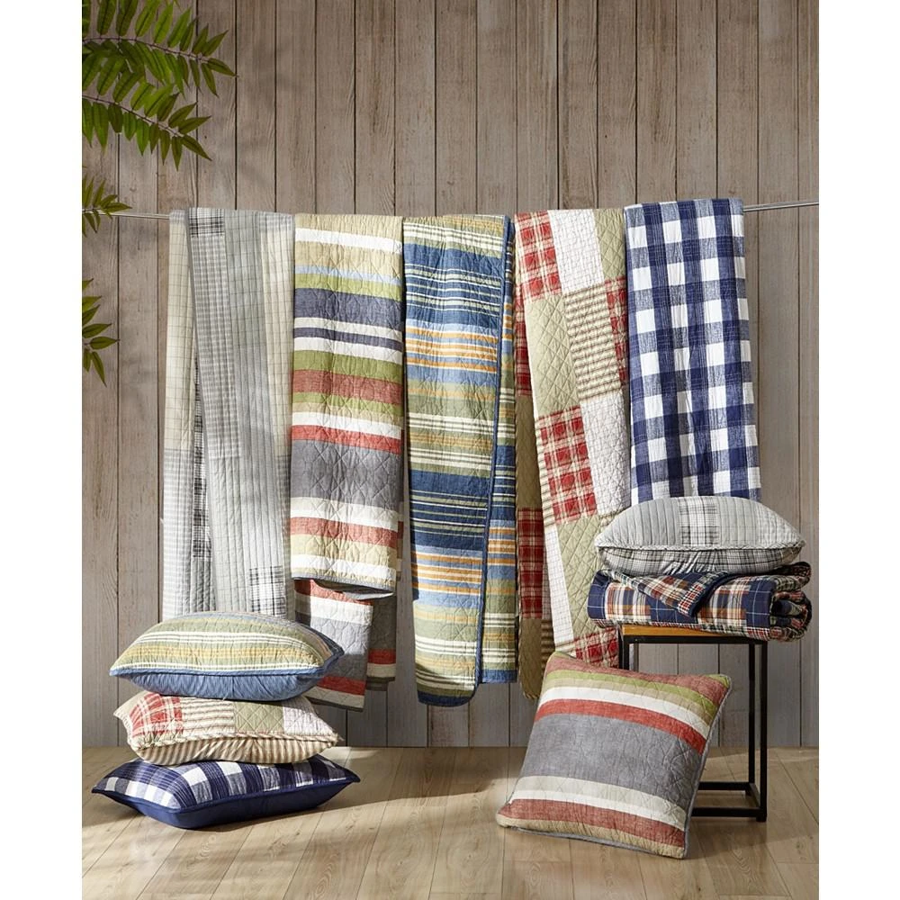 Camano Island Plaid Purple Reversible 2-Piece Twin Quilt Set 商品