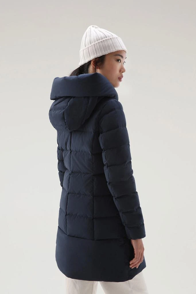 商品Woolrich|Puffy Prescott Parka in Urban Touch - Women - Blue,价格¥4408,第3张图片详细描述