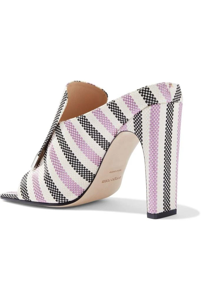商品Sergio Rossi|sr1 striped woven mules,价格¥1782,第3张图片详细描述