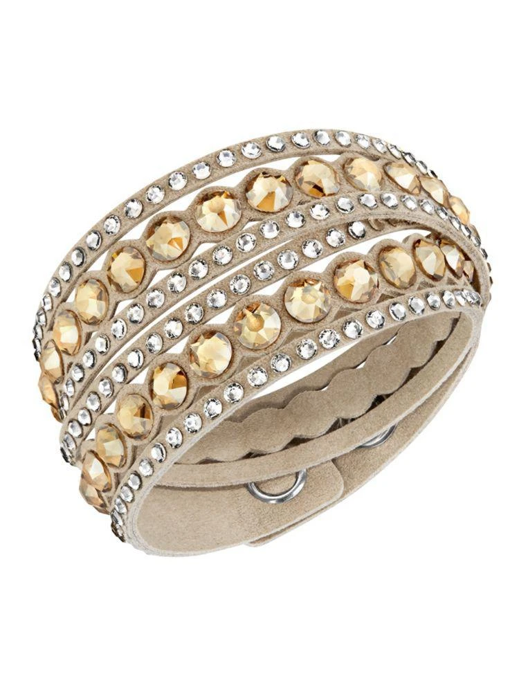 商品Swarovski|Slake Crystal-Accented Wrap Bracelet,价格¥523,第2张图片详细描述
