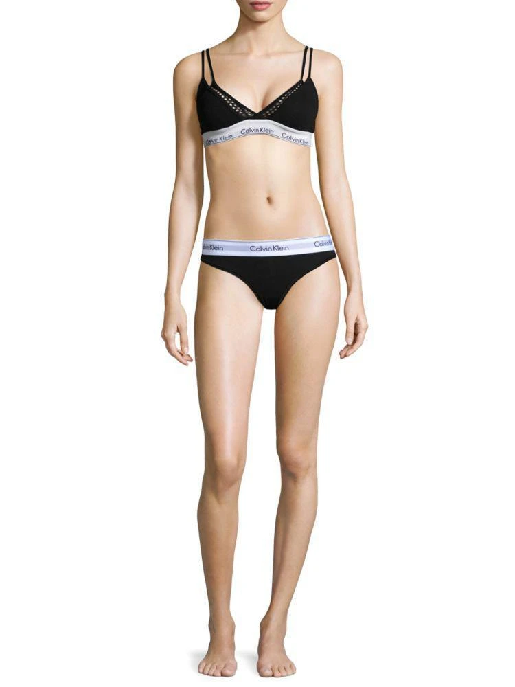 商品Calvin Klein|Modern Cotton Triangle Bralette,价格¥144,第1张图片