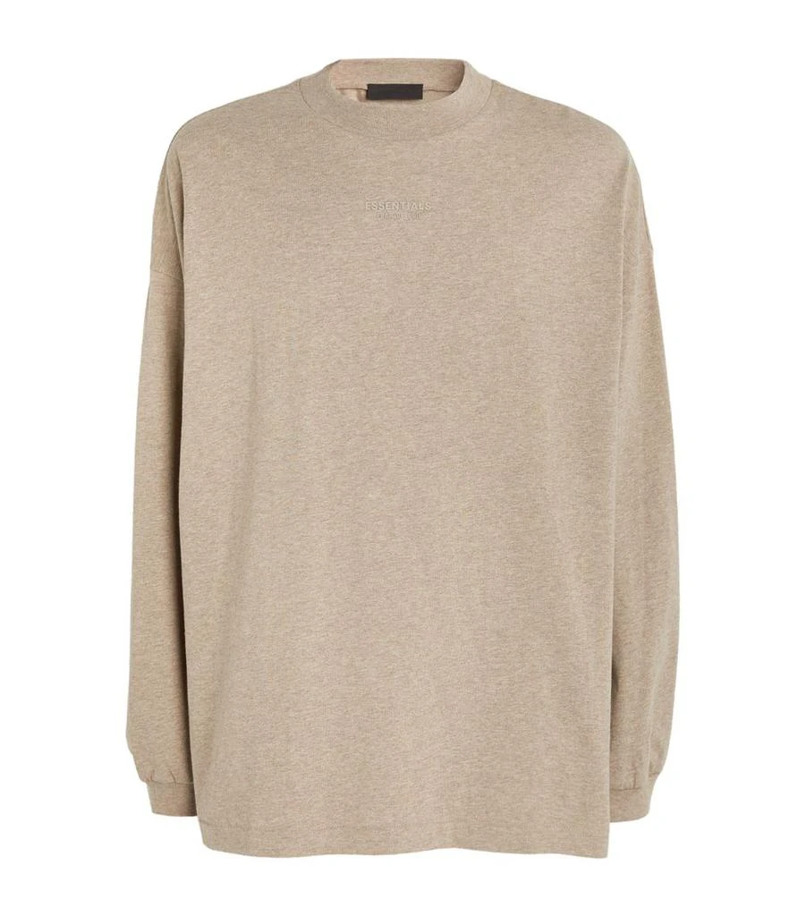 商品Essentials|Cotton Long-Sleeve T-Shirt,价格¥578,第1张图片