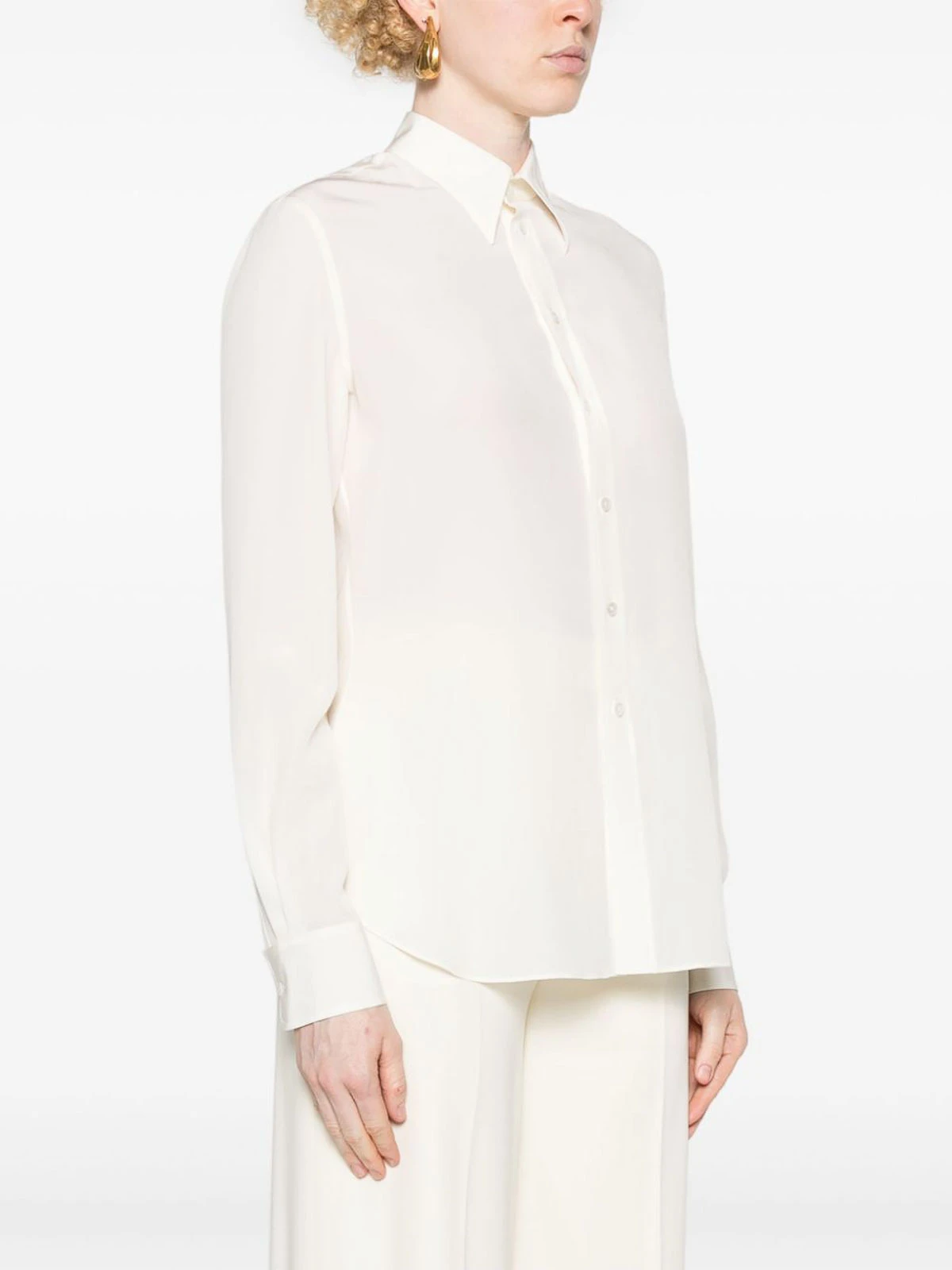 商品Ralph Lauren|Ralph Lauren 女士衬衫 290881379002OFF 白色,价格¥4645,第3张图片详细描述