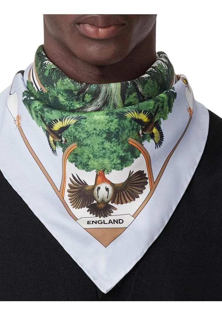 商品Burberry|The queen`s platinum jubilee silk square scarf,价格¥3415,第3张图片详细描述