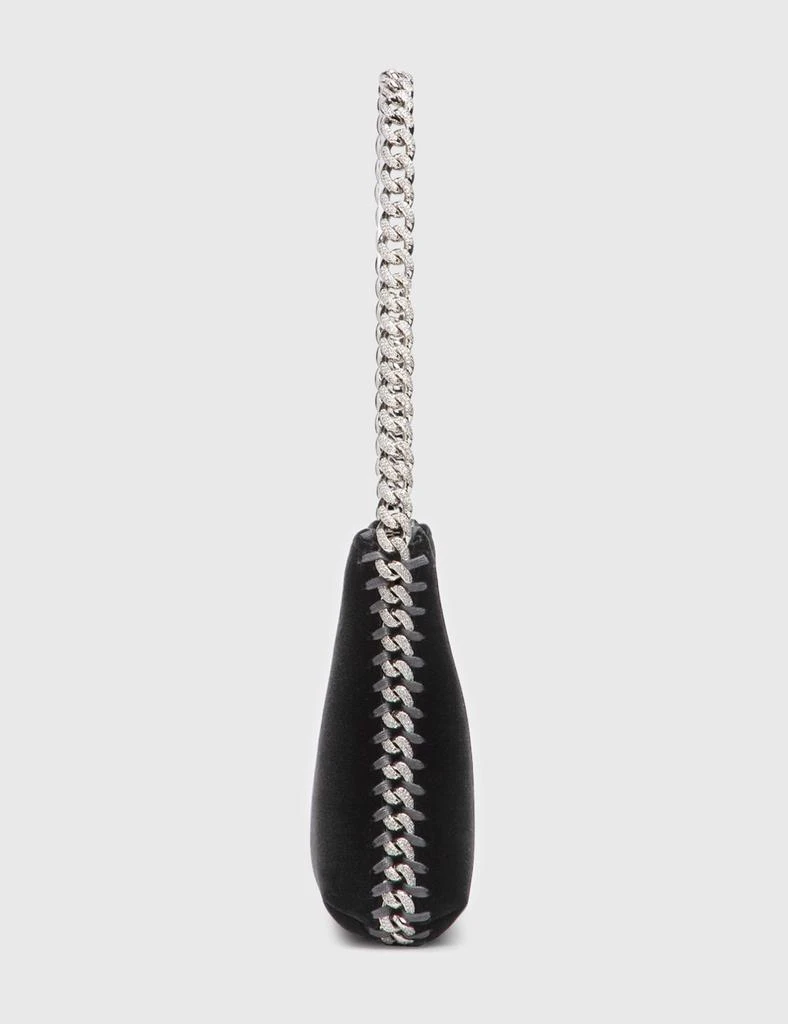 商品Stella McCartney|Falabella Mini Velvet and Crystal Chain Shoulder Bag,价格¥4231,第2张图片详细描述