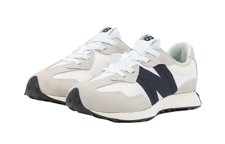 商品[国内直发] New Balance|[预售3天]NB 327 复古 防滑减震耐磨透气 低帮 跑步鞋 海盐色 中小童,价格¥405,第4张图片详细描述