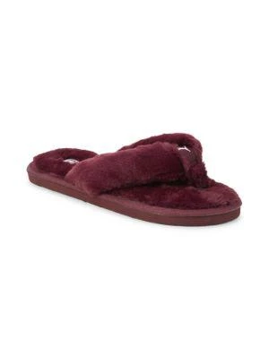 商品Puma|Faux Fur Flip Flops,价格¥101,第2张图片详细描述