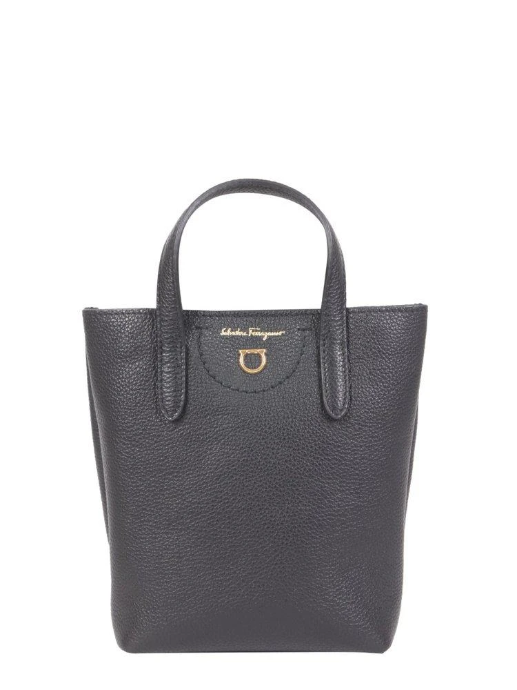 商品Salvatore Ferragamo|Salvatore Ferragamo Gancini Mini Tote Bag,价格¥2892,第1张图片