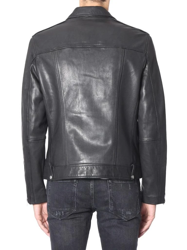 商品ALL SAINTS|Allsaints men's black leather outerwear jacket,价格¥3557,第2张图片详细描述