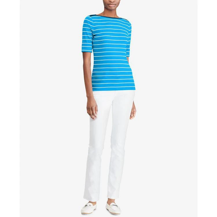 商品Ralph Lauren|Petite Striped T-Shirt,价格¥186,第4张图片详细描述