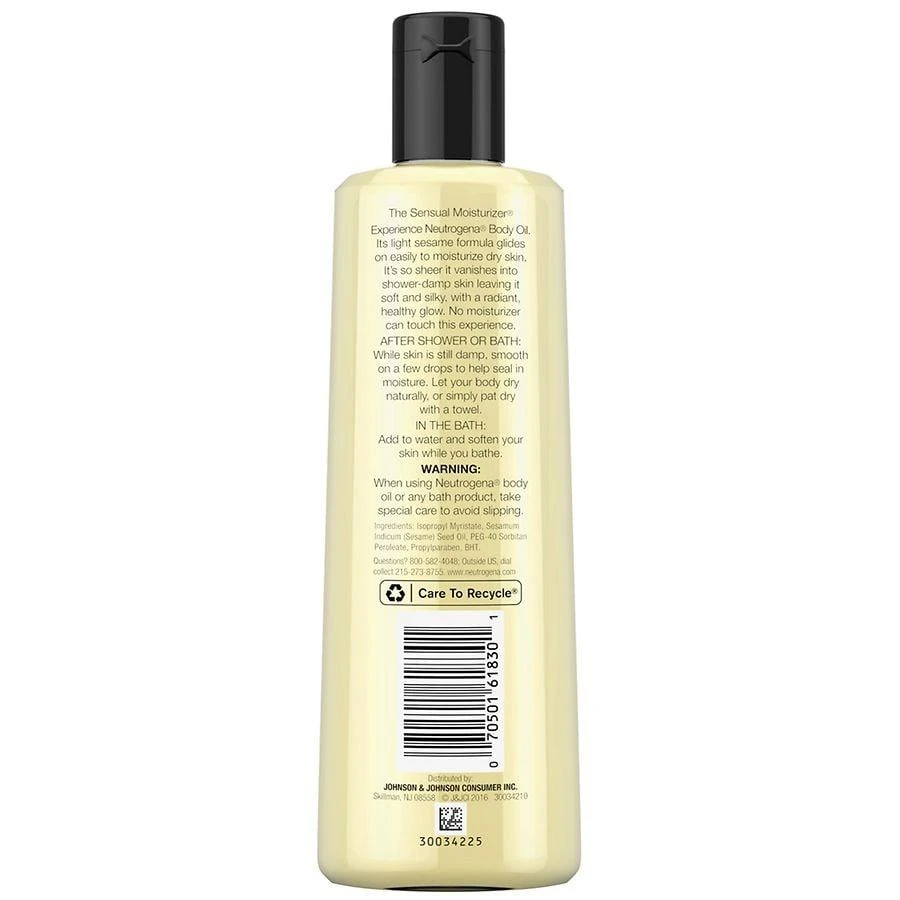商品Neutrogena|Moisturizing Light Sesame Body Oil Fragrance-Free,价格¥111,第4张图片详细描述