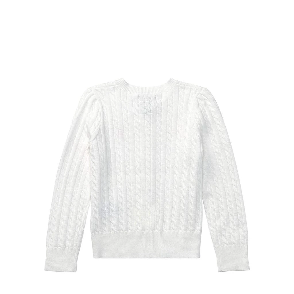 商品Ralph Lauren|Cable Knit Cotton Cardigan (Toddler),价格¥317,第2张图片详细描述