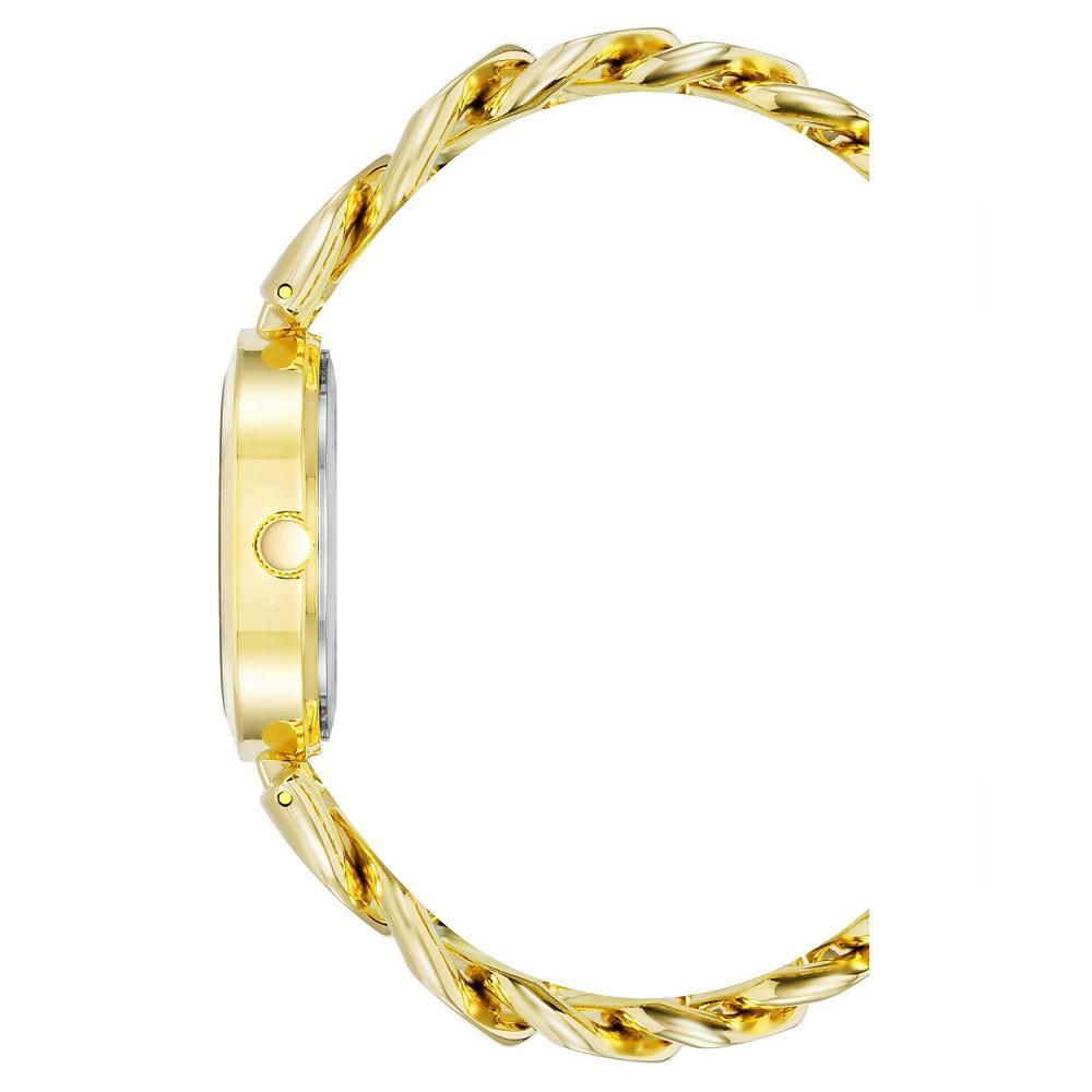 商品Anne Klein|Women's Three-Hand Quartz Gold-Tone Alloy Chain Bracelet Watch, 34mm,价格¥485,第4张图片详细描述