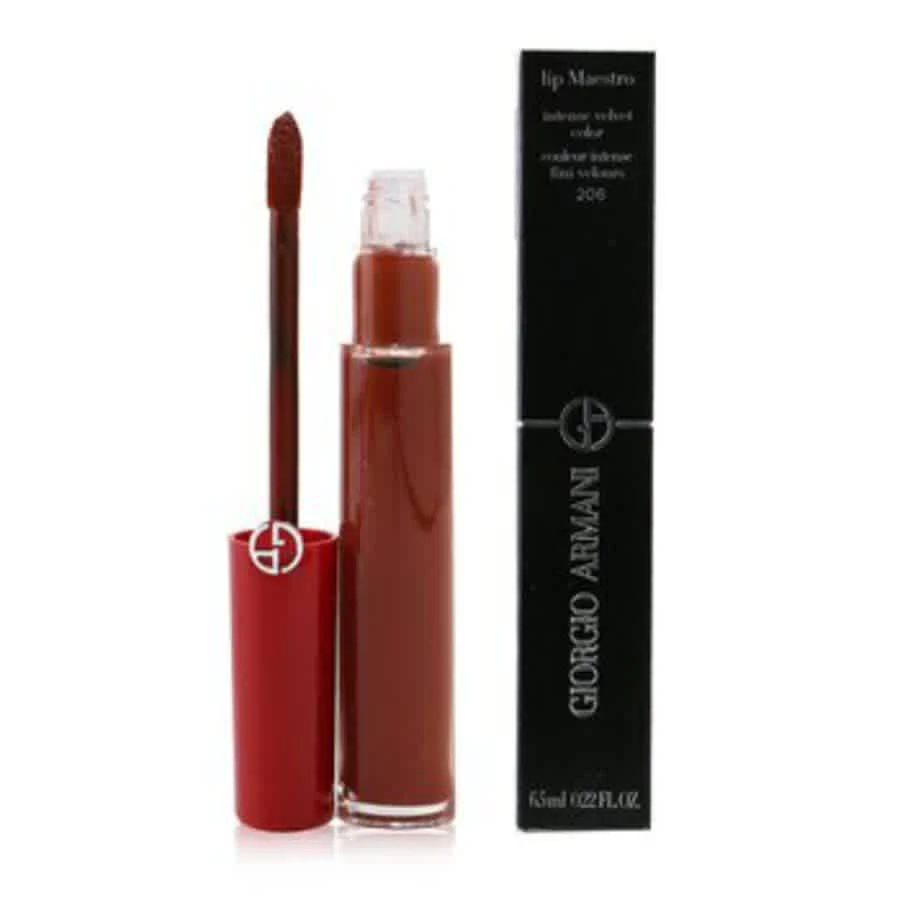 商品Giorgio Armani|Ladies Lip Maestro Intense Velvet Color - 206 Cedar Stick 0.22 oz Lipstick Makeup 3614272742574,价格¥220,第2张图片详细描述