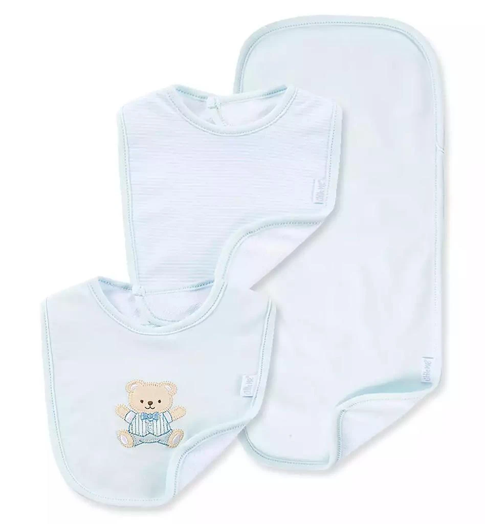 商品Little Me|男婴口水巾&罩衣套装,价格¥96,第1张图片
