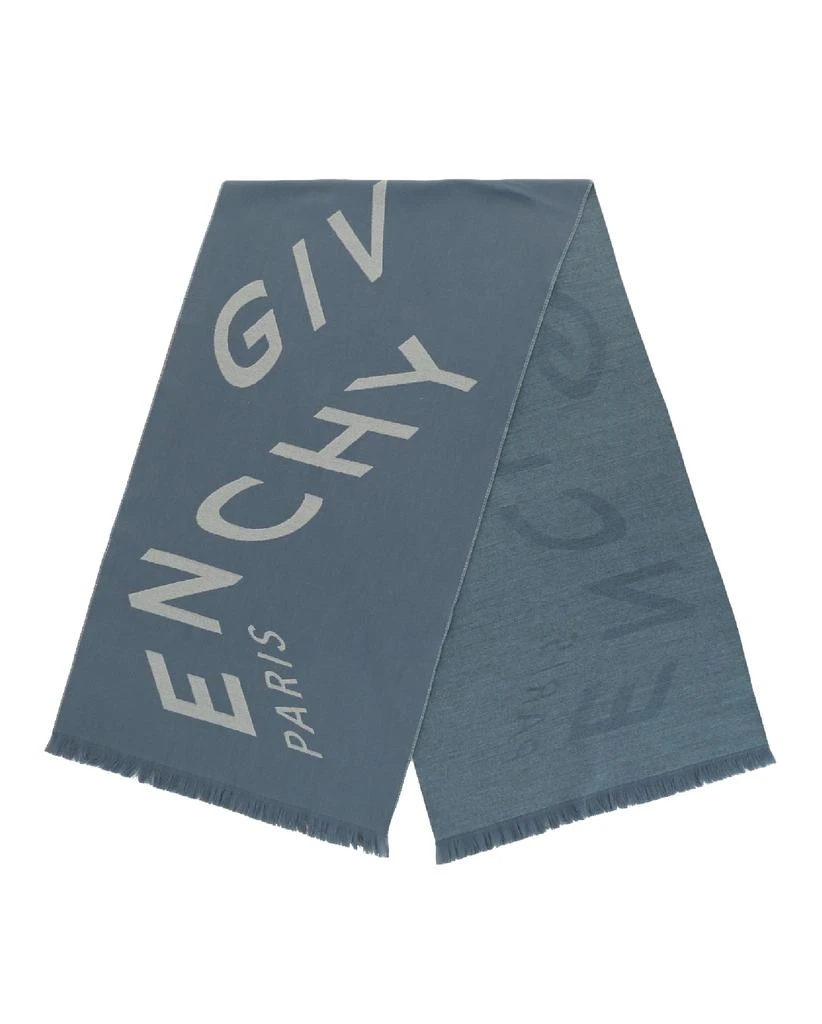 商品Givenchy|Chevron Logo Design Silk Scarf,价格¥1197,第2张图片详细描述