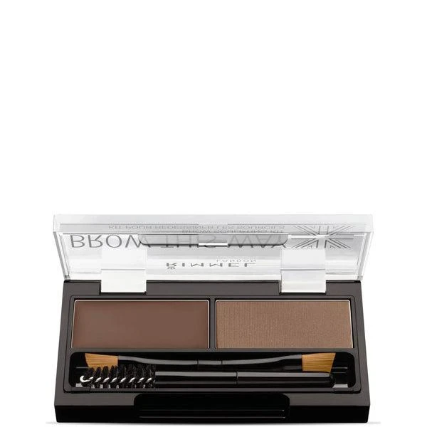 商品Rimmel|Rimmel Brow This Way Eyebrow Kit - Medium Brown,价格¥73,第2张图片详细描述