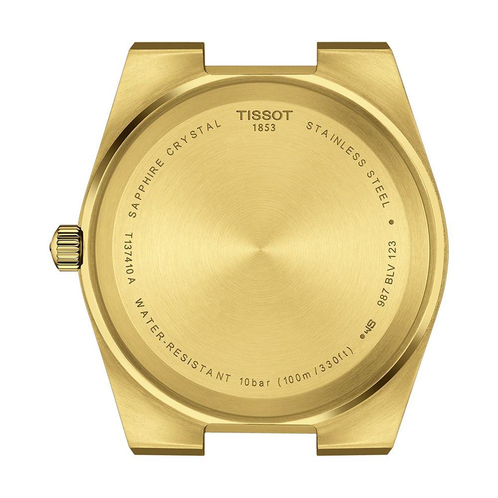 商品Tissot|Men's PRX Gold-Tone Stainless Steel Bracelet Watch 40mm,价格¥3349,第4张图片详细描述