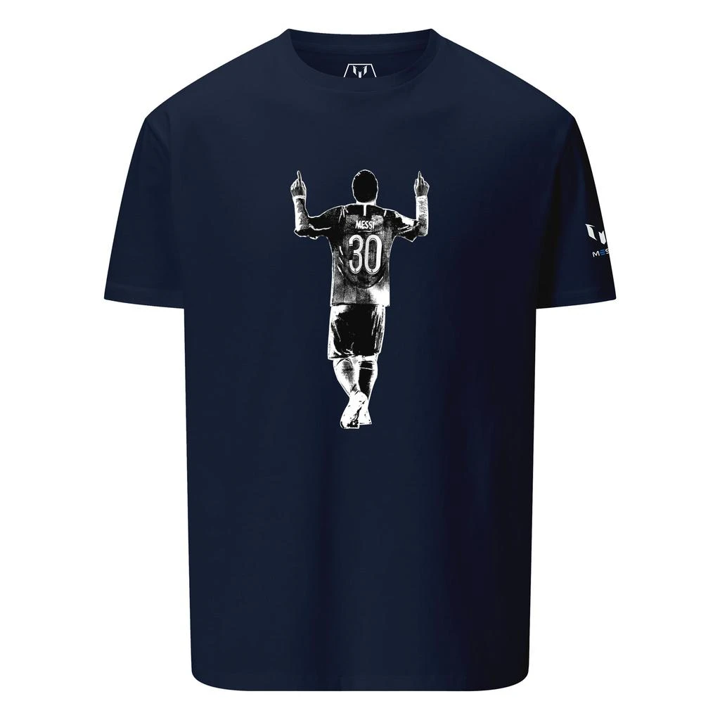 商品Printful|MESSI Silhouette #30 Graphic T-Shirt,价格¥298,第1张图片