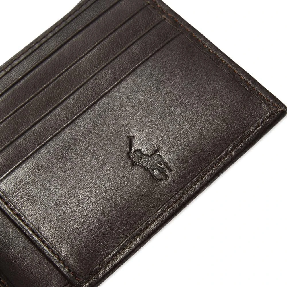 商品Ralph Lauren|Polo Ralph Lauren Embossed Billfold Wallet,价格¥465,第4张图片详细描述