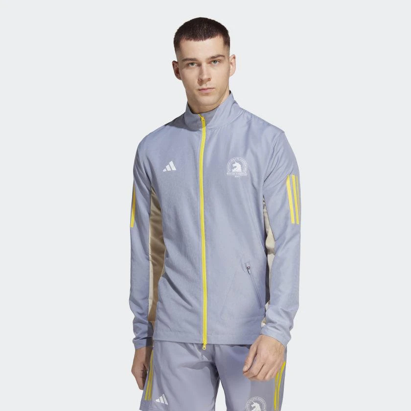 商品Adidas|Men's adidas Boston Marathon 2023 Celebration Running Jacket,价格¥741,第2张图片详细描述