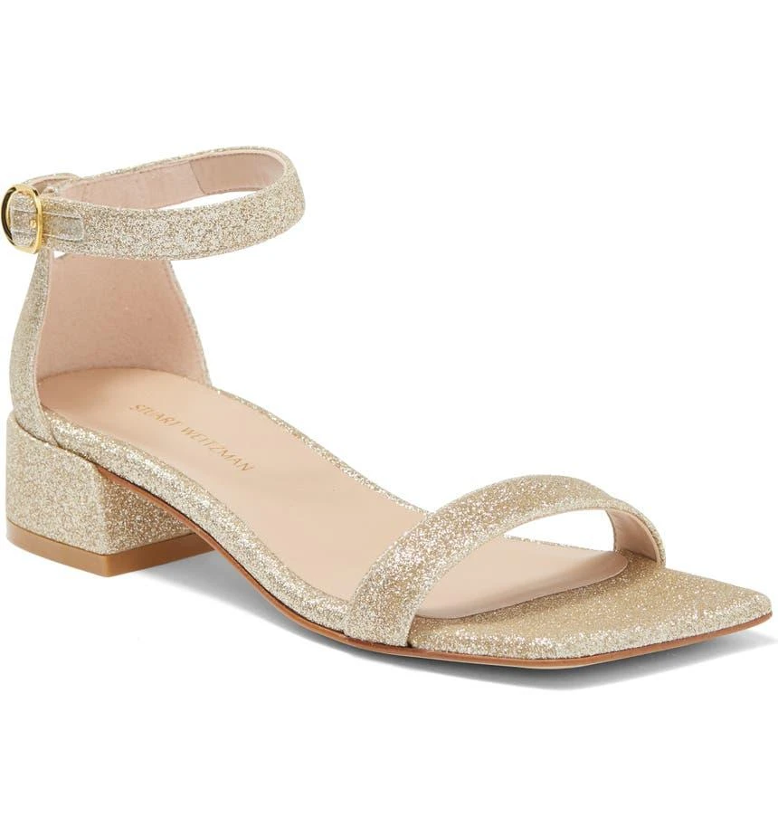 商品Stuart Weitzman|Nudistjune Square Sandal,价格¥830,第1张图片