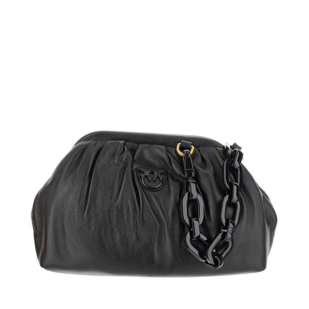 商品PINKO|Pinko Logo Plaque Mini Clutch Bag,价格¥1499,第1张图片