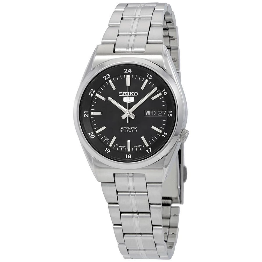 商品Seiko|Series 5 Automatic Date-Day Black Dial Men's Watch SNK567J1,价格¥982,第1张图片