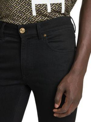 商品Versace|Skinny Stretch Five-Pocket Jeans,价格¥1689,第6张图片详细描述