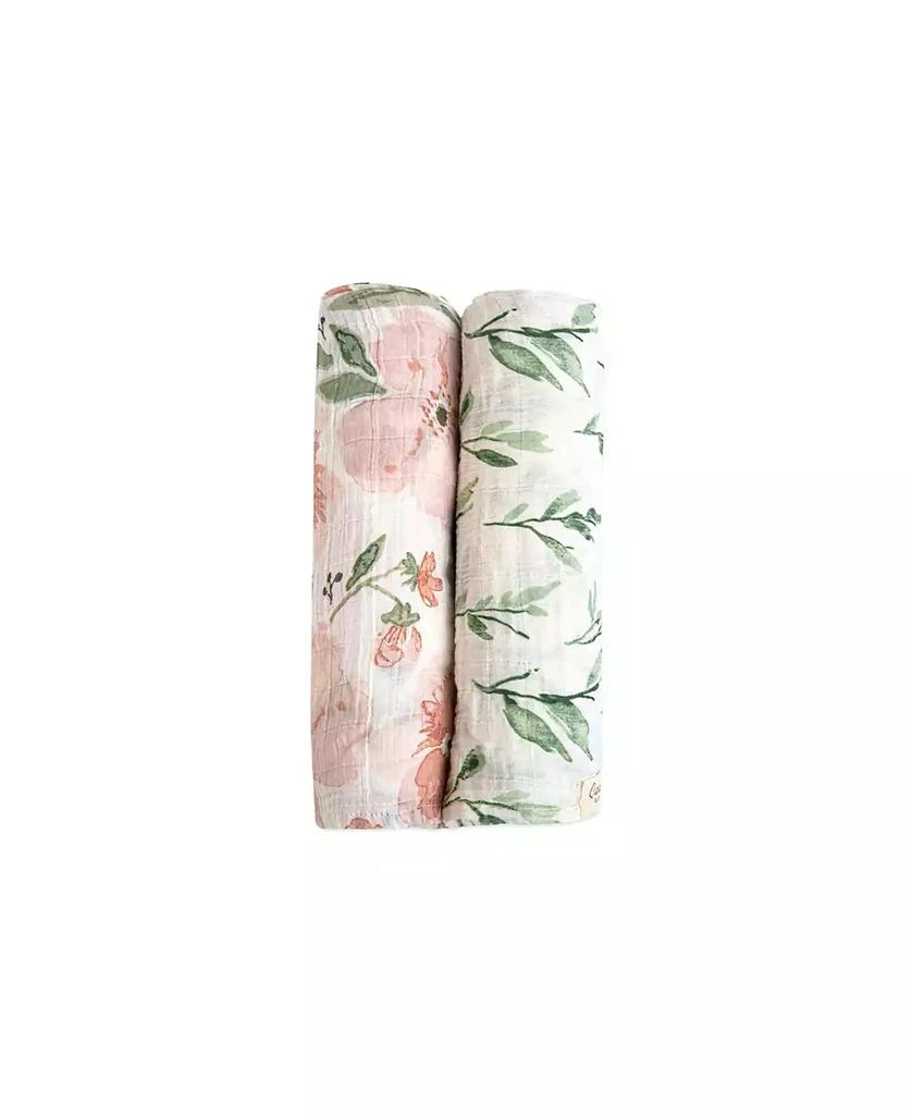 商品Crane Baby|Baby Girls Parker Swaddle Wraps, Pack of 2,价格¥260,第1张图片