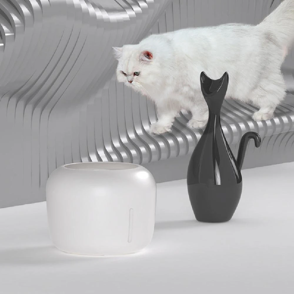 商品Pet Life|'Moda-Pure' Ultra-Quite Filtered Dog and Cat Fountain Waterer,价格¥315,第5张图片详细描述