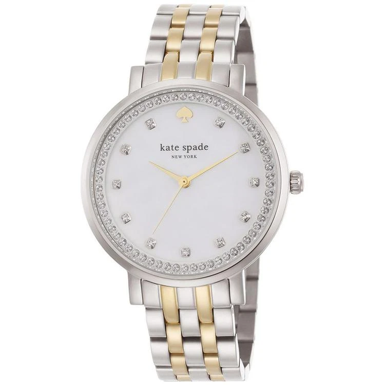 商品Kate Spade|Women's Monterey Two-Tone Stainless Steel Bracelet Watch 38mm 1YRU0823,价格¥2206,第1张图片