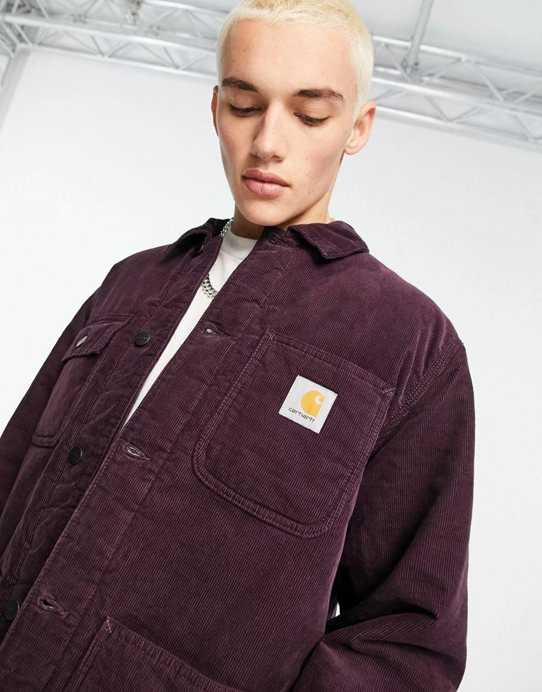 商品Carhartt WIP|Carhartt WIP michigan cord jacket in purple,价格¥893,第4张图片详细描述