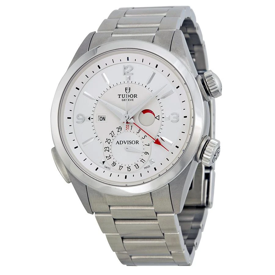 商品[二手商品] Tudor|Pre-owned Tudor Heritage Advisor Silver Dial Mens Watch 79620T-95740,价格¥36643,第1张图片