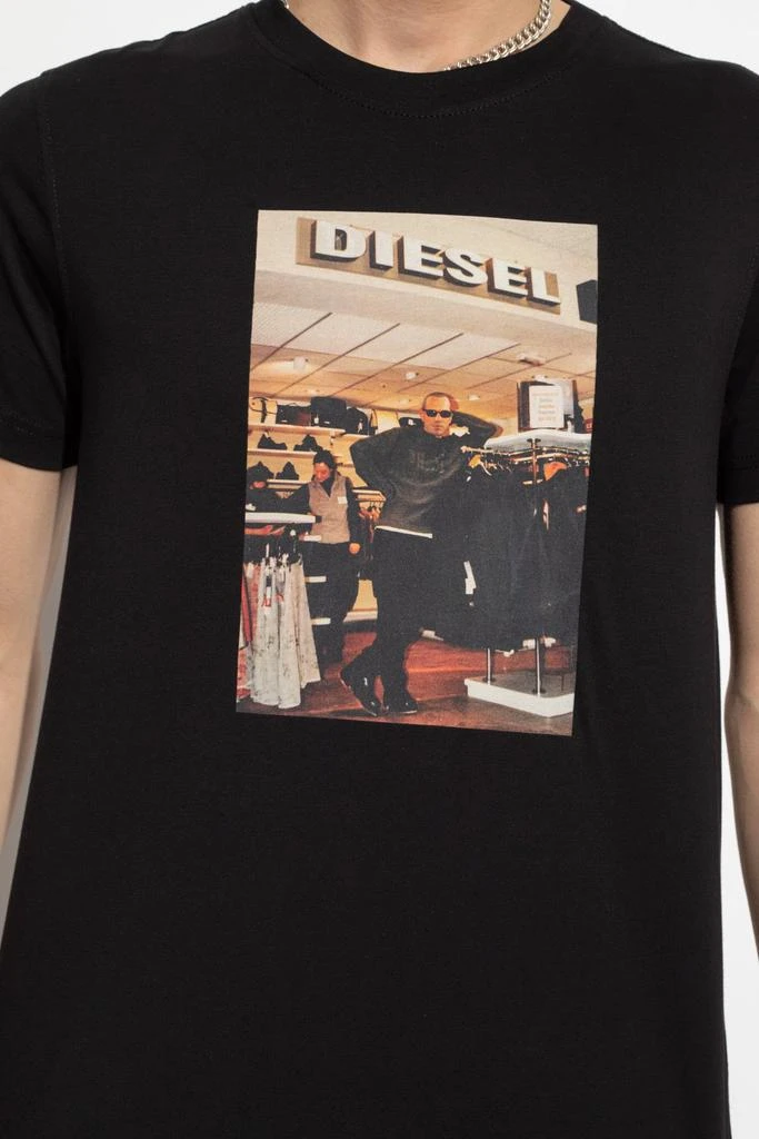 商品Diesel|Diesel Graphic Printed Short-Sleeved T-Shirt,价格¥650,第3张图片详细描述