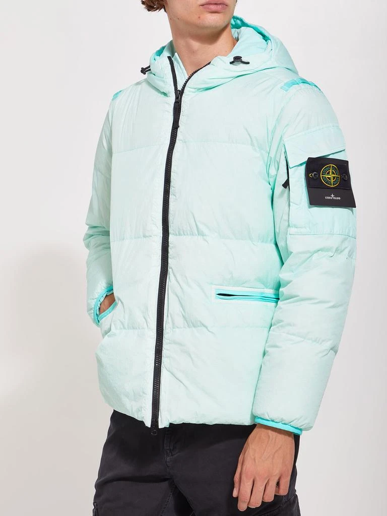 商品Stone Island|Turquoise down jacket,价格¥5012,第2张图片详细描述