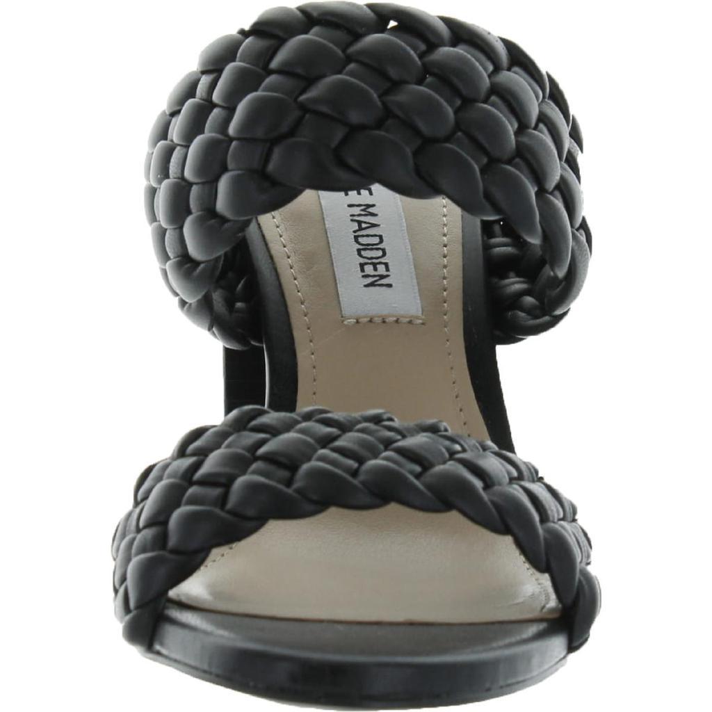 商品Steve Madden|Steve Madden Womens Tielo Faux Leather Slip On Heels,价格¥651,第7张图片详细描述