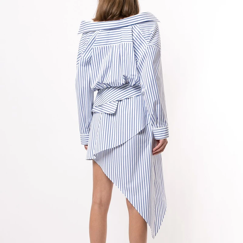ALEXANDER WANG 女士蓝色衬衫连衣裙 1WC2206300-976 商品