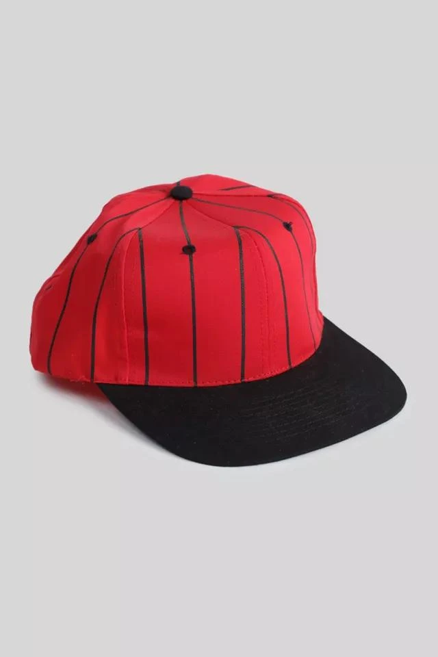 商品F as in Frank|Vintage Deadstock Red Pinstripe Snapback Hat,价格¥367,第1张图片