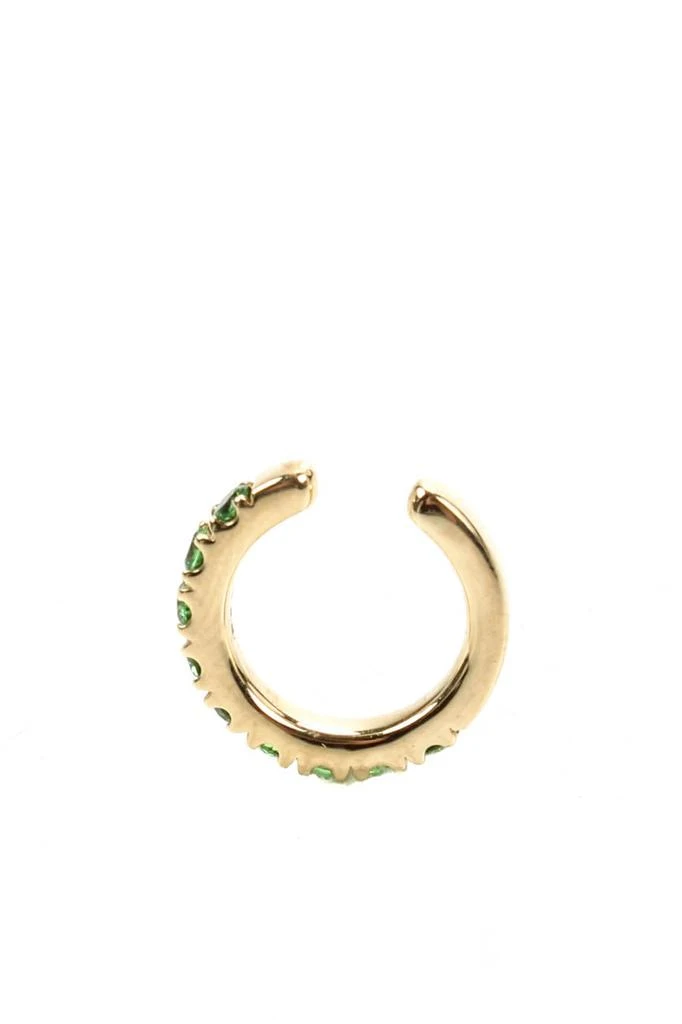 商品[二手商品] Robinson Pelham|Robinson Pelham Womens 14kt Yellow Gold Ombre Tsavorite Mono Cuff Earring,价格¥6626,第3张图片详细描述