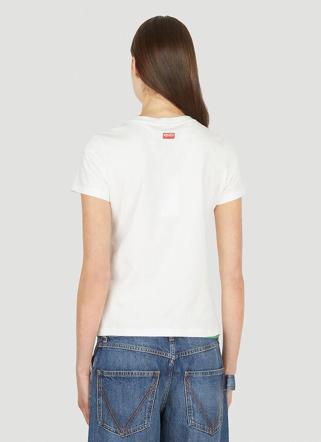 Tiger Pixel T-Shirt in White商品第4张图片规格展示
