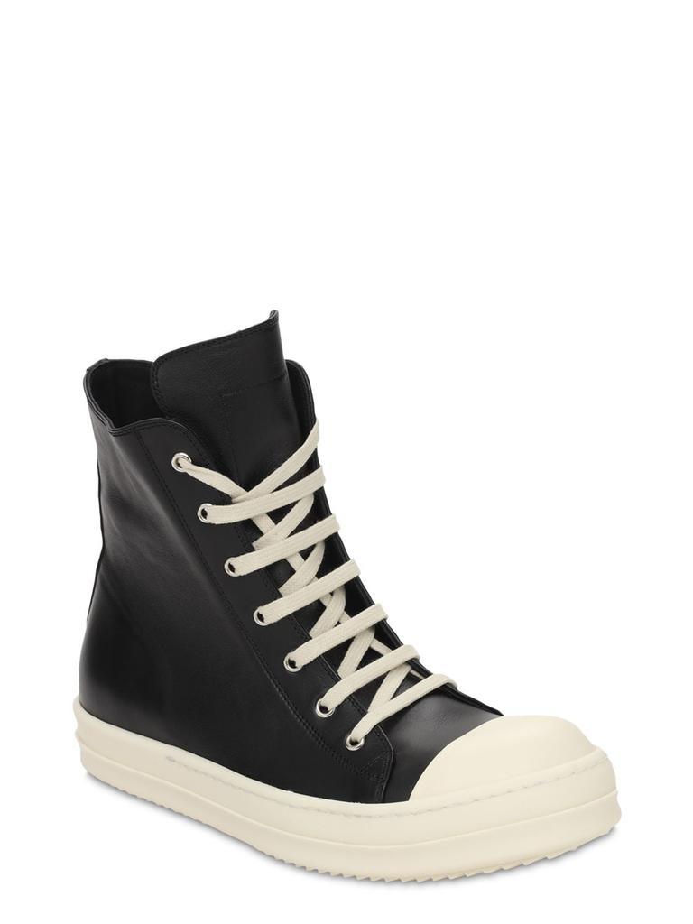 商品Rick Owens|High Top Leather Sneakers,价格¥8540,第4张图片详细描述